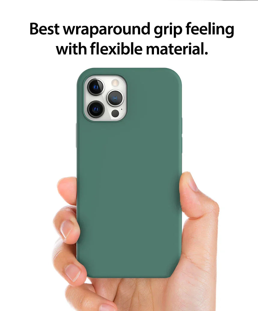 Araree Typo Skin Case For iPhone 12 Pro Max - Pine Green - Tashqila Araree Typo Skin Case For iPhone 12 Pro Max - Pine Green - Tashqila